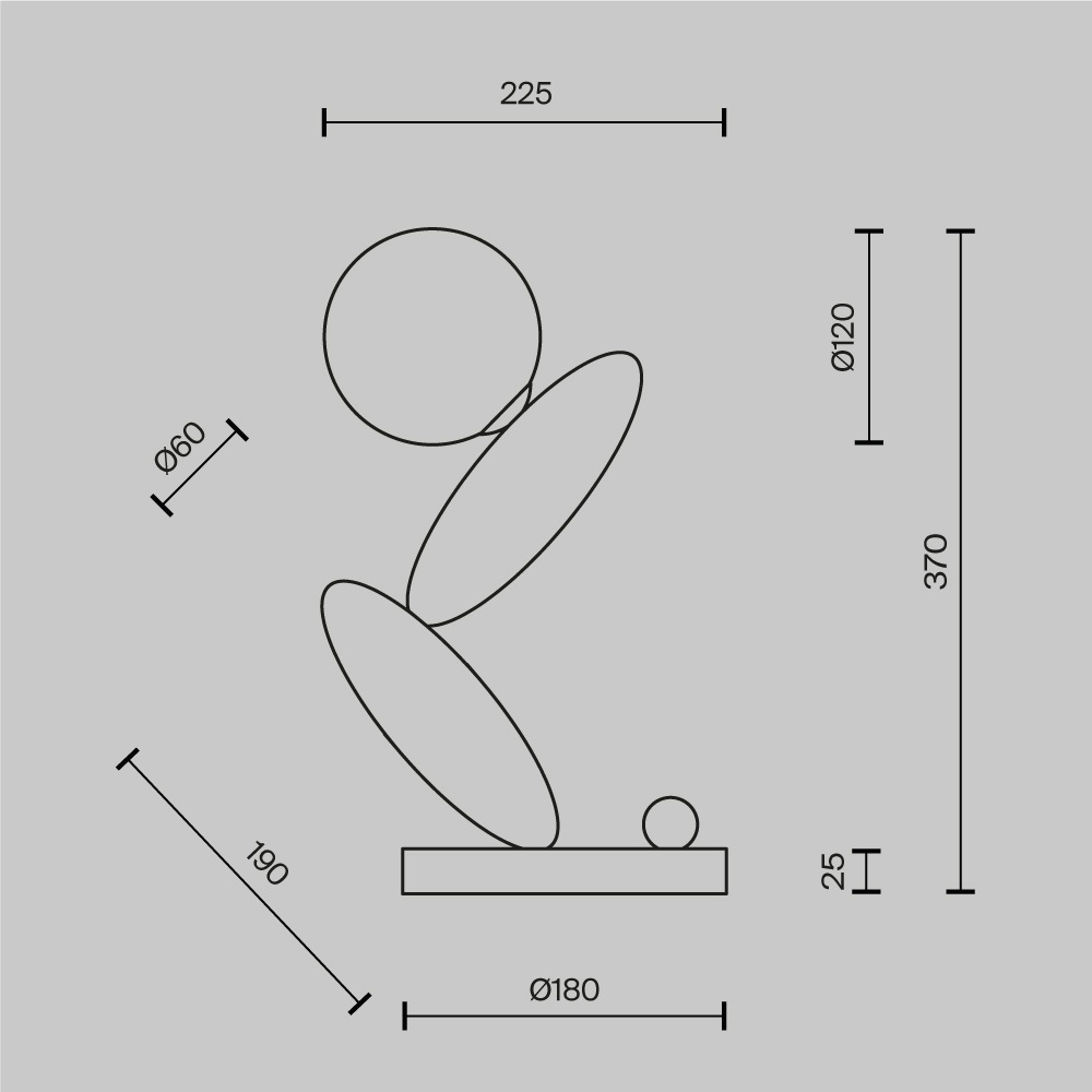 Настольный светильник Resonance 3000К 6Вт в Тюмени