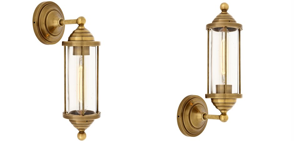 Бра Eichholtz Wall Lamp Clayton Brass Бра Eichholtz Wall Lamp Clayton Brass - Loft-Concept в Тюмени