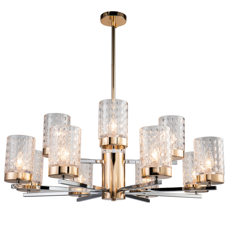 Люстра Didian Chandelier 95 Глянцевое золото Хром Прозрачный Люстра Didian Chandelier 95 Глянцевое золото Хром Прозрачный в Тюмени | Loft Concept