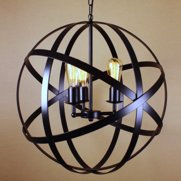 Люстра Iron Farn Flat Pendant Черный Люстра Iron Farn Flat Pendant Черный в Тюмени | Loft Concept