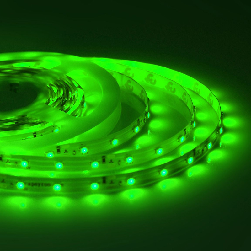 Светодиодная влагозащищенная лента 4,8W/m 60LED/m 3528SMD зеленый 5M Белый Светодиодная влагозащищенная лента 4,8W/m 60LED/m 3528SMD зеленый 5M Белый в Тюмени | Loft Concept