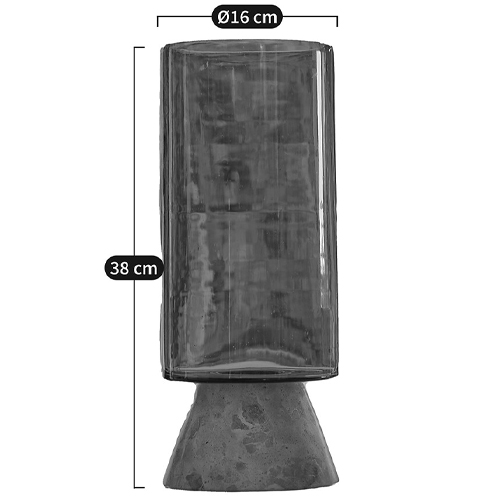 Высокая чаша из янтарного стекла Amber Marble Vase Высокая чаша из янтарного стекла Amber Marble Vase в Тюмени