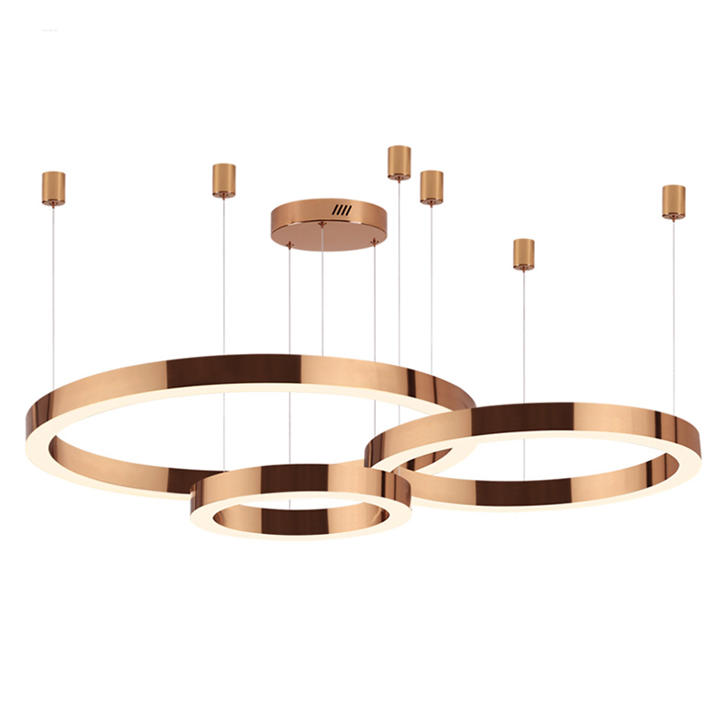 Люстра 3 Bronze Ring Horizontal Бронза Люстра 3 Bronze Ring Horizontal Бронза в Тюмени | Loft Concept