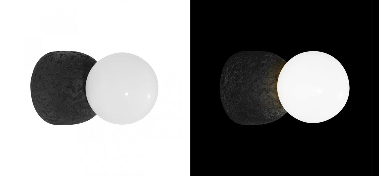 Бра Sea foam Black диаметр 10 - фото №2