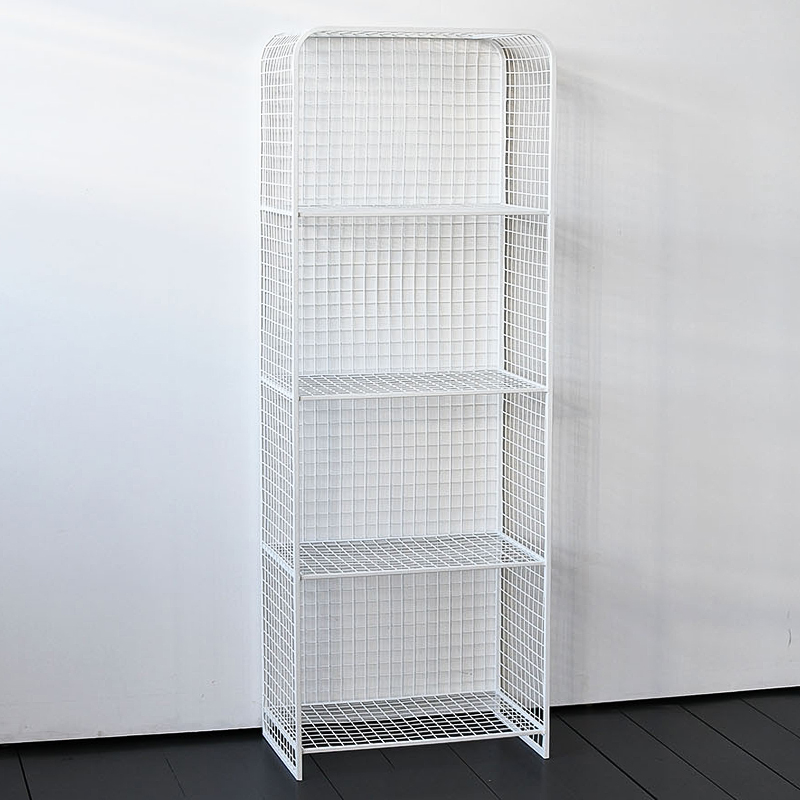 Стеллаж Rufus Industrial Metal Rust Rack Белый Стеллаж Rufus Industrial Metal Rust Rack Белый в Тюмени | Loft Concept