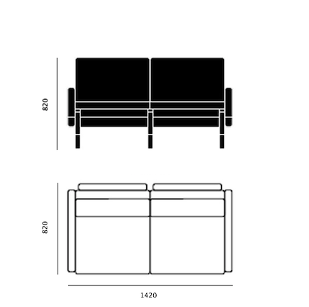 Диван PK31 2 Seat Диван PK31 2 Seat в Тюмени