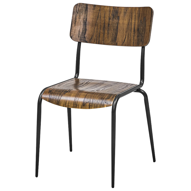 Стул Joshua Loft Stool II Коричневый Черный Стул Joshua Loft Stool II Коричневый Черный в Тюмени | Loft Concept