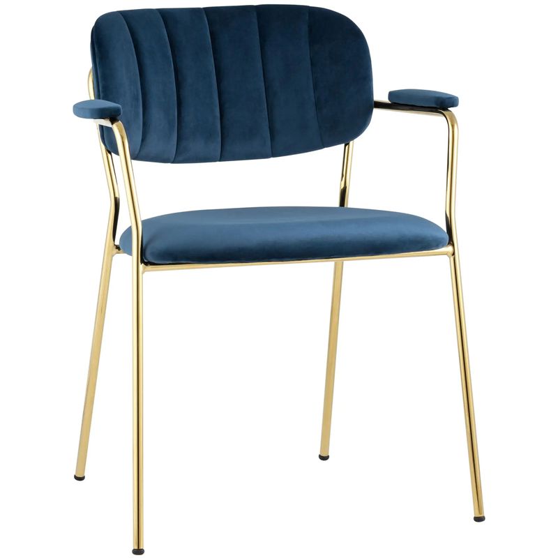 Стул Singer Chair Золотой Металл Синий Велюр Синий Золотой Стул Singer Chair Золотой Металл Синий Велюр Синий Золотой в Тюмени | Loft Concept