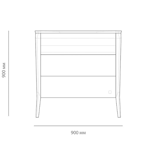 Комод из массива дуба с 3-мя ящиками Tasteful Furniture Комод из массива дуба с 3-мя ящиками Tasteful Furniture в Тюмени