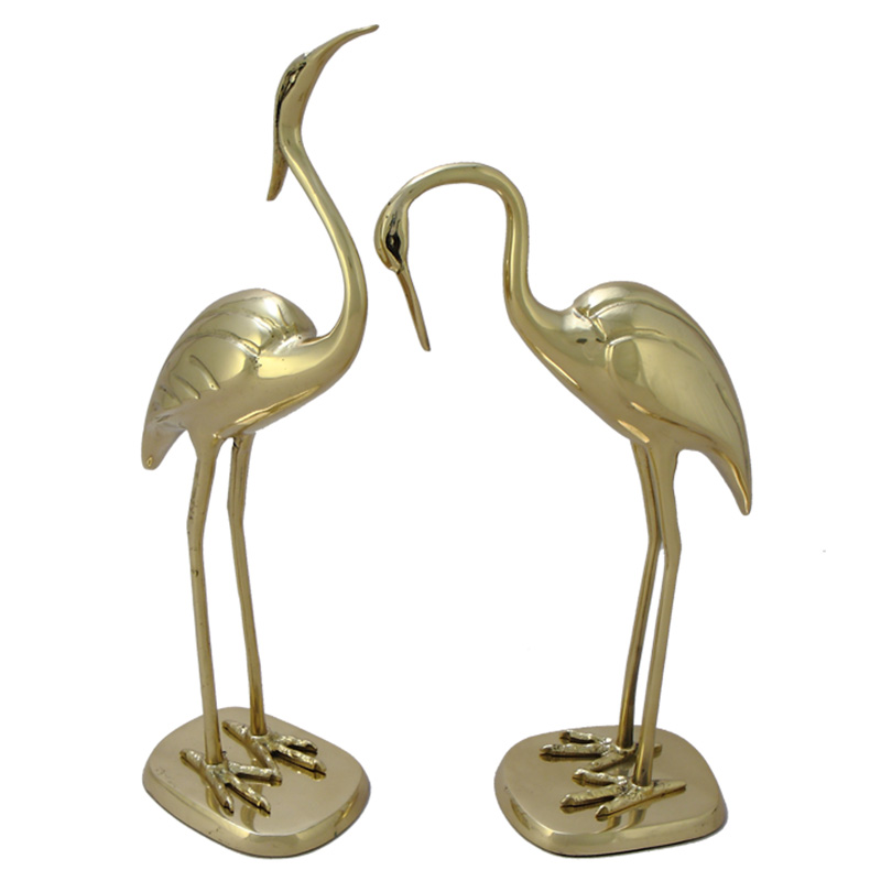 Статуэтка бронзовая пара Журавли Bronze Birds Золотой Статуэтка бронзовая пара Журавли Bronze Birds Золотой в Тюмени | Loft Concept