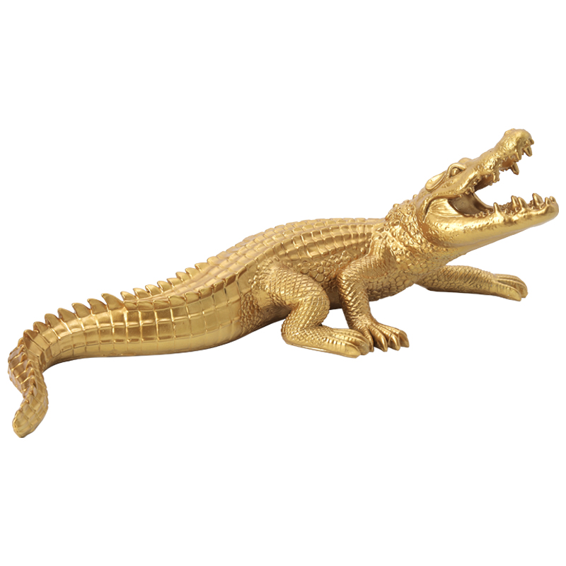 Статуэтка Crocodile Gold Золотой Статуэтка Crocodile Gold Золотой в Тюмени | Loft Concept