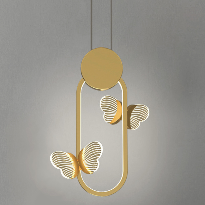 Светильник Butterfly Gold Oval Прозрачный Золотой Светильник Butterfly Gold Oval Прозрачный Золотой в Тюмени | Loft Concept