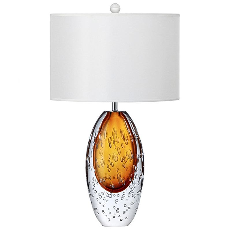 Дизайнерская Лампа настольная Crystal Table Lamp Янтарное стекло Капли Янтарный Прозрачный Белый Дизайнерская Лампа настольная Crystal Table Lamp Янтарное стекло Капли Янтарный Прозрачный Белый в Тюмени | Loft Concept