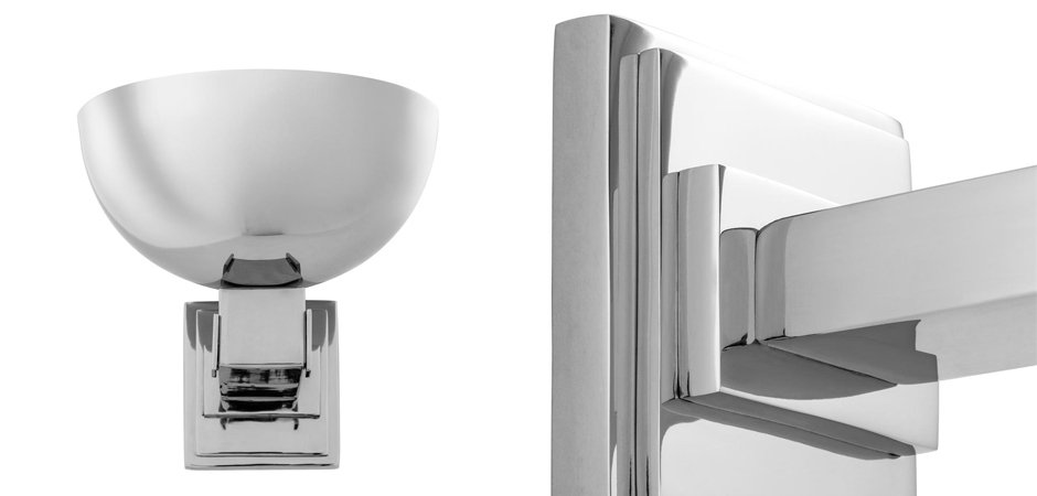 Бра Eichholtz Wall Lamp Haussman Nickel - Loft-Concept в Тюмени