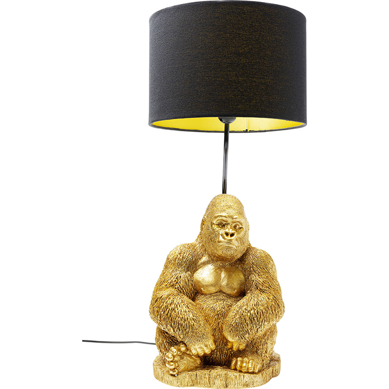 Настольная лампа Golden Gorilla Черный Золотой Настольная лампа Golden Gorilla Черный Золотой в Тюмени | Loft Concept