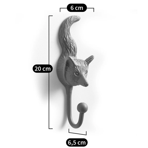 Настенный крючок лиса Fox Wall Hook Green Настенный крючок лиса Fox Wall Hook Green в Тюмени