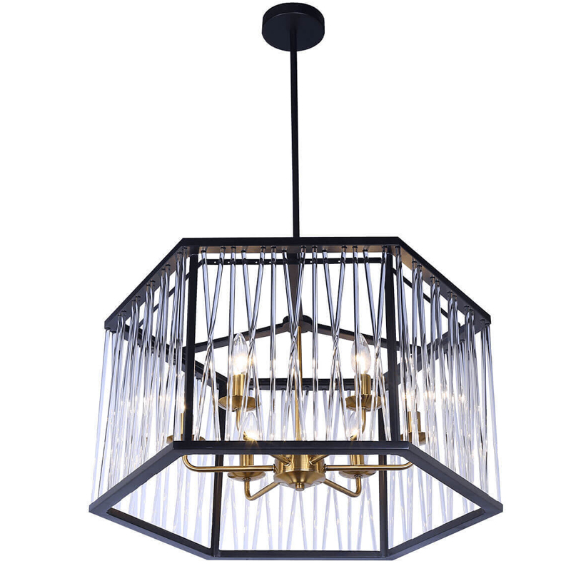 Люстра Lamp Inside The Frame Черный Люстра Lamp Inside The Frame Черный в Тюмени | Loft Concept