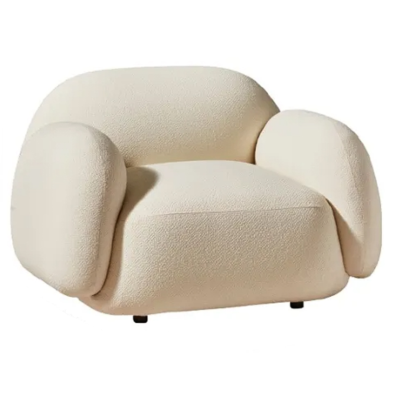 Мягкое кресло для гостиной La Lume Boucle Armchair Бежевый Мягкое кресло для гостиной La Lume Boucle Armchair Бежевый в Тюмени | Loft Concept