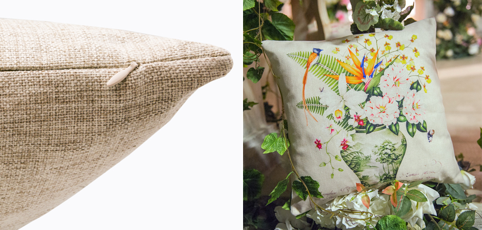 Декоративная подушка Bouquet with Strelitzia Pillow Декоративная подушка Bouquet with Strelitzia Pillow - Loft-Concept в Тюмени