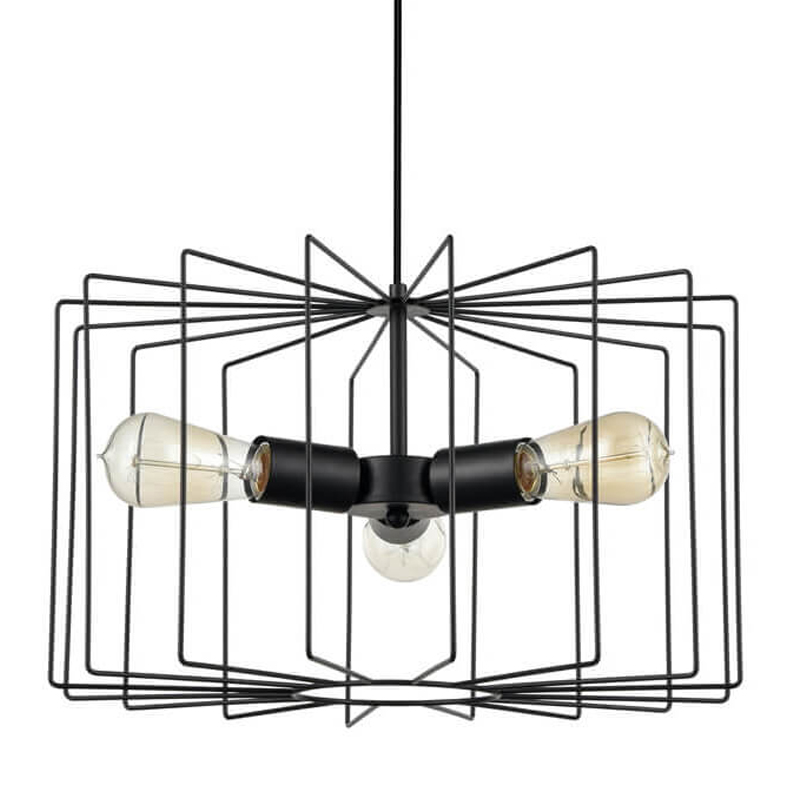 Люстра Cage Wire Color black Черный Люстра Cage Wire Color black Черный в Тюмени | Loft Concept