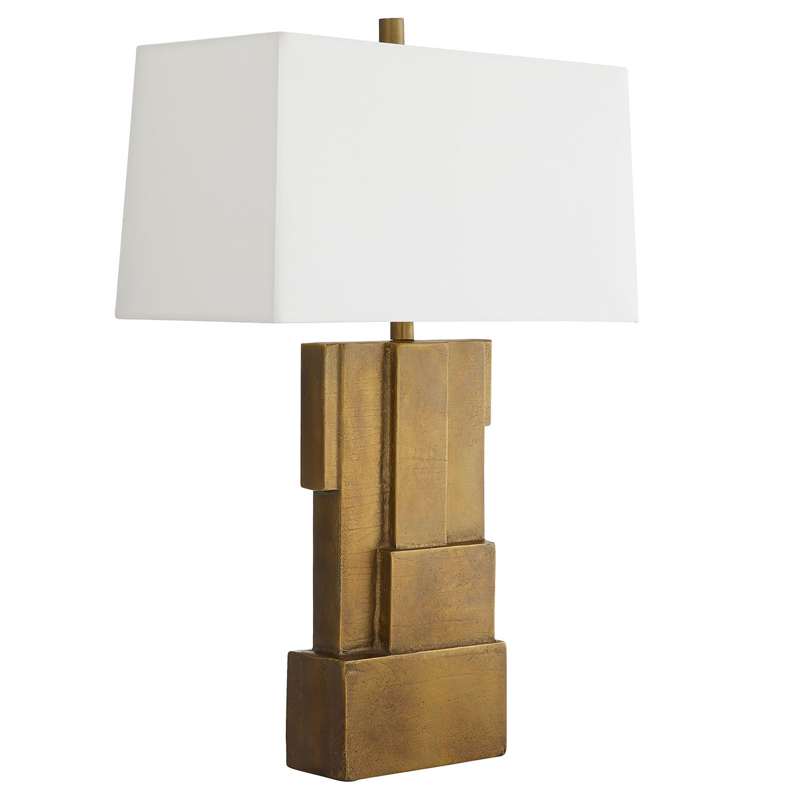 Дизайнерская настольная лампа LEBANON LAMP Коричневый Белый Дизайнерская настольная лампа LEBANON LAMP Коричневый Белый в Тюмени | Loft Concept