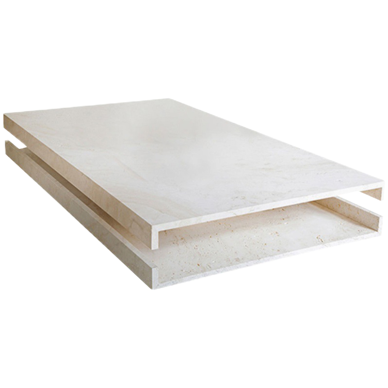 Кофейный стол Allen Travertine Coffee Table Бежевый Кофейный стол Allen Travertine Coffee Table Бежевый в Тюмени | Loft Concept