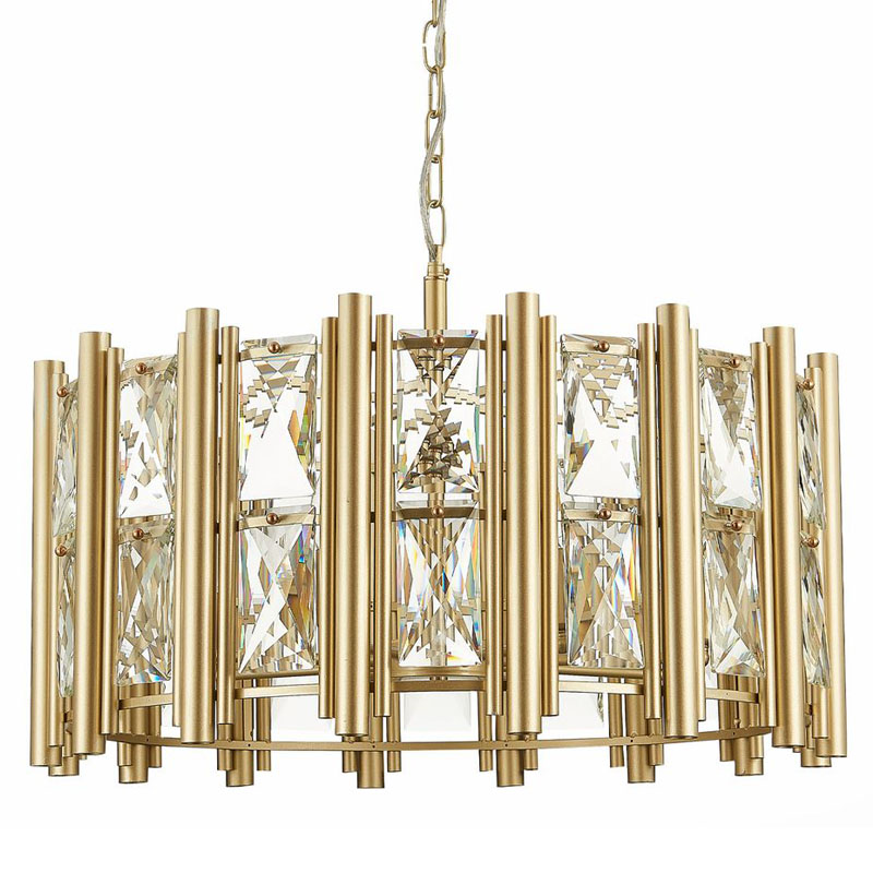 Люстра Rivelen Chandelier D65 Золотой Шампань Прозрачное Стекло Люстра Rivelen Chandelier D65 Золотой Шампань Прозрачное Стекло в Тюмени | Loft Concept