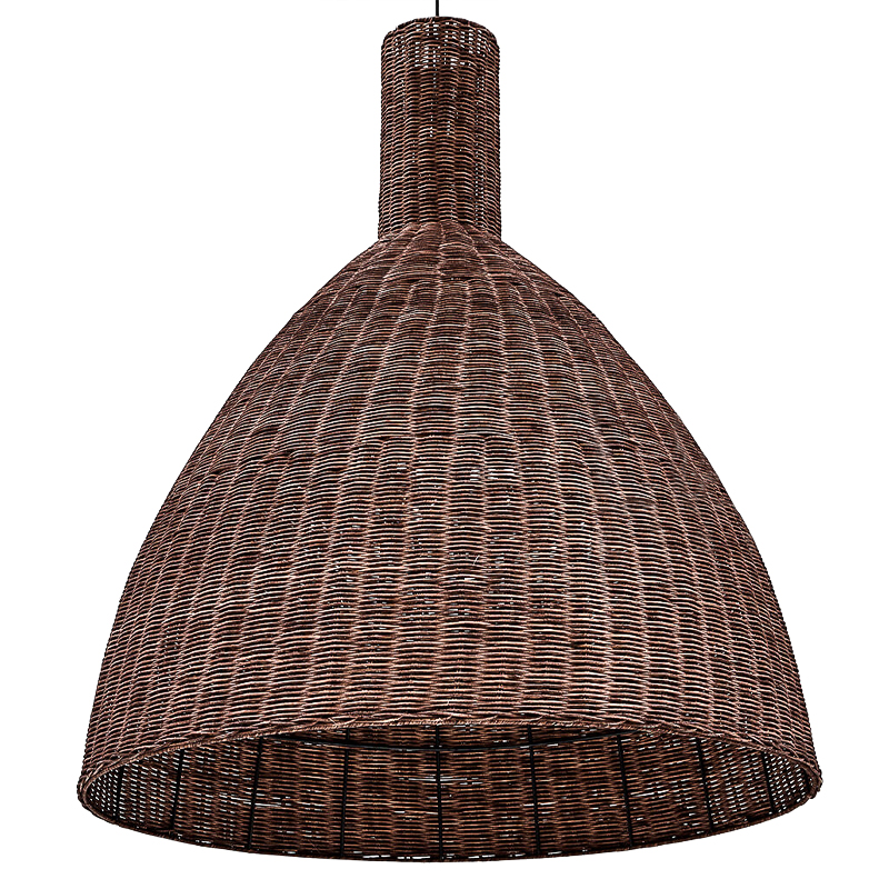 Подвесной светильник Wicker Bell 90 Бежево-серый Подвесной светильник Wicker Bell 90 Бежево-серый в Тюмени | Loft Concept