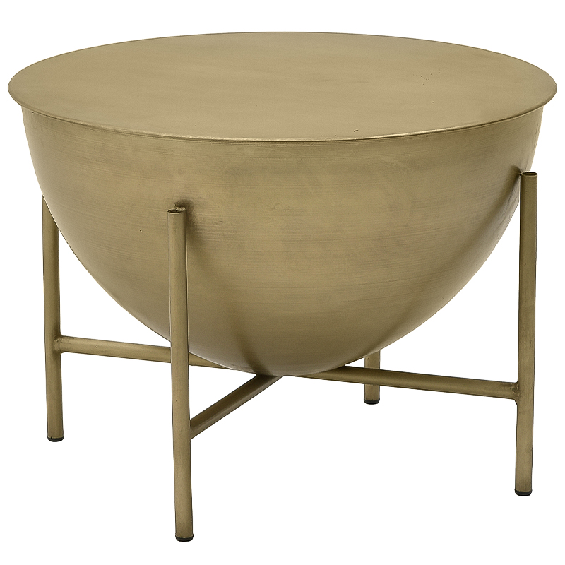 Круглый кофейный стол Big Modern Caldron Metal Coffee Table Золотой Круглый кофейный стол Big Modern Caldron Metal Coffee Table Золотой в Тюмени | Loft Concept