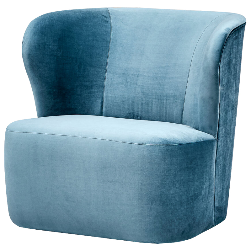 Кресло Hortense Chair Blue Голубой Кресло Hortense Chair Blue Голубой в Тюмени | Loft Concept