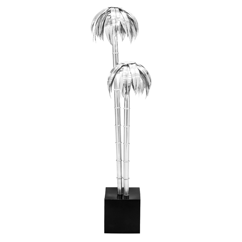 Торшер FLOOR LAMP PALMERY X2 Chromium Хром Черный Торшер FLOOR LAMP PALMERY X2 Chromium Хром Черный в Тюмени | Loft Concept