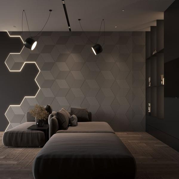 Гипсовая 3D Панель M-52 Гипсовая 3D Панель M-52 в Тюмени | Loft Concept