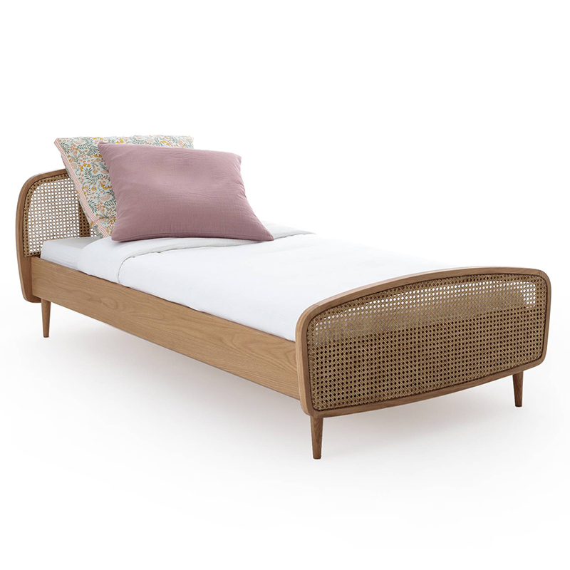 Кровать Morten Wicker Bed Светлый дуб Кровать Morten Wicker Bed Светлый дуб в Тюмени | Loft Concept