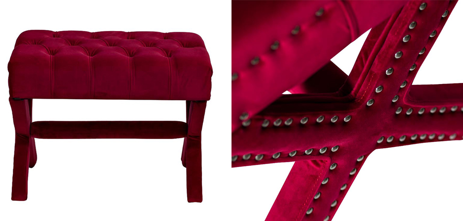 Пуф X Bench Capitone Ruby Пуф X Bench Capitone Ruby - Loft-Concept в Тюмени