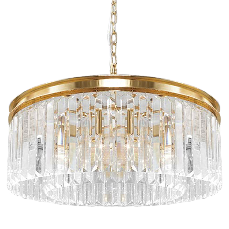 Люстра RH Odeon Chandelier Gold 65 Прозрачное Стекло Золотой Люстра RH Odeon Chandelier Gold 65 Прозрачное Стекло Золотой в Тюмени | Loft Concept