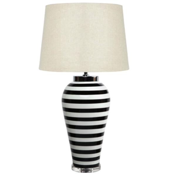 Настольная лампа Black & White Stripes Настольная лампа Black & White Stripes в Тюмени | Loft Concept