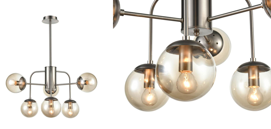 Люстра Amber Balls Chandelier 6 Люстра Amber Balls Chandelier 6 - Loft-Concept в Тюмени