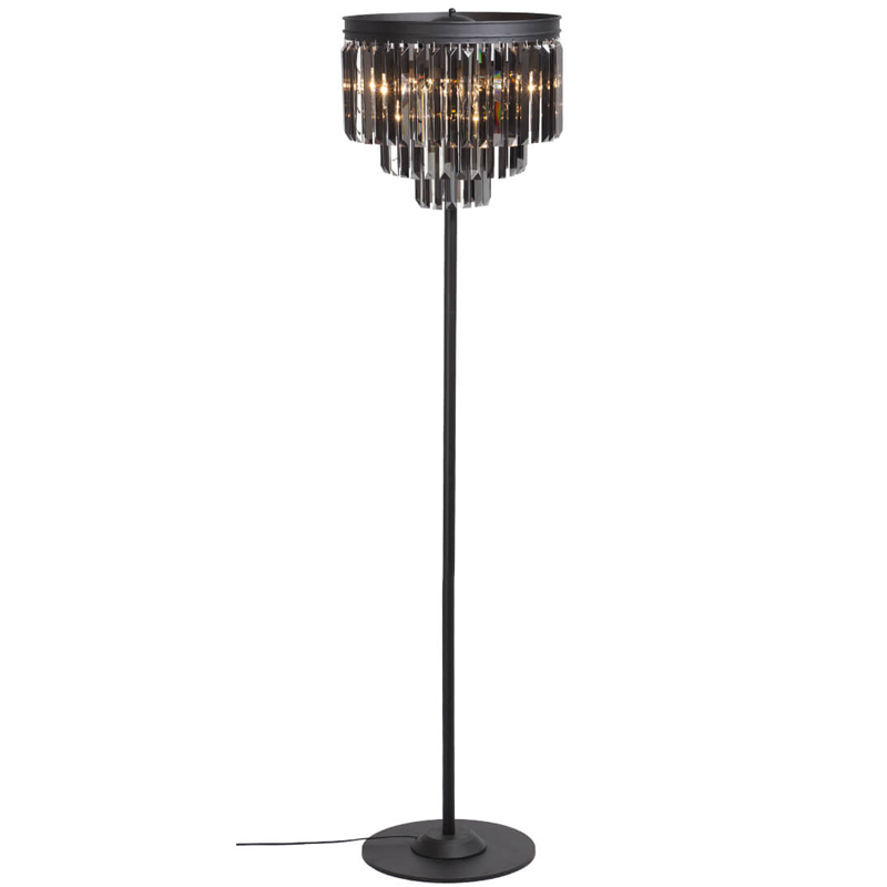 Торшер RH Odeon Smok GLASS Floor Lamp Стекло Смок Черный Торшер RH Odeon Smok GLASS Floor Lamp Стекло Смок Черный в Тюмени | Loft Concept
