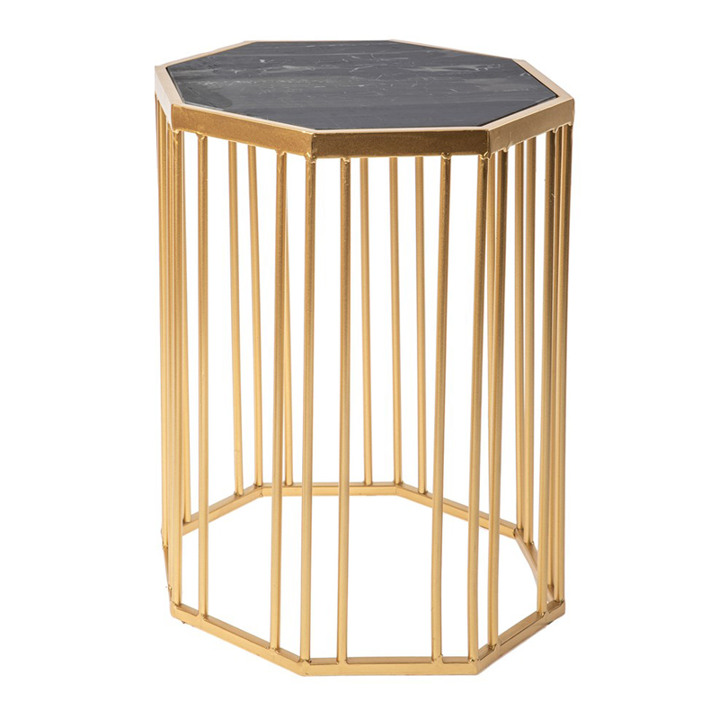 Приставной стол Side Table Marble чёрный мрамор Черный Мрамор Nero Золотой Приставной стол Side Table Marble чёрный мрамор Черный Мрамор Nero Золотой в Тюмени | Loft Concept