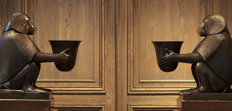 Настольная лампа Eichholtz Art Deco Monkey - фото №2