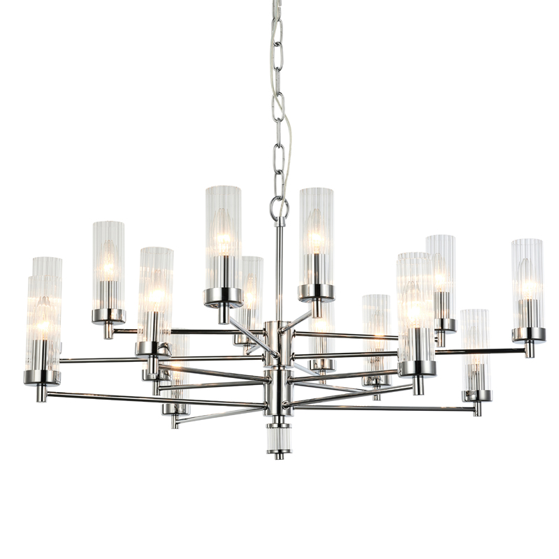 Люстра Jeanette Chandelier Chromium 85 Хром Прозрачный Люстра Jeanette Chandelier Chromium 85 Хром Прозрачный в Тюмени | Loft Concept