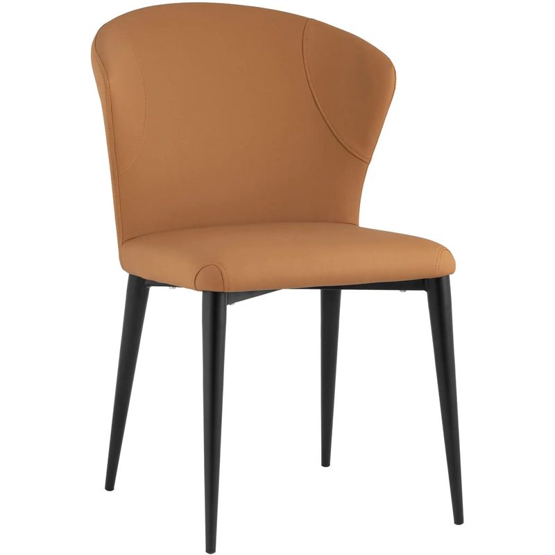 Стул Enigma Chair Оранжевая Экокожа Оранжевый Черный Стул Enigma Chair Оранжевая Экокожа Оранжевый Черный в Тюмени | Loft Concept
