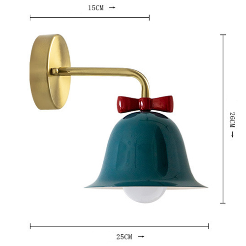Бра Колокольчик Bell with Bow Deep Blue Wall Lamp Темно-синий Бра Колокольчик Bell with Bow Deep Blue Wall Lamp Темно-синий в Тюмени