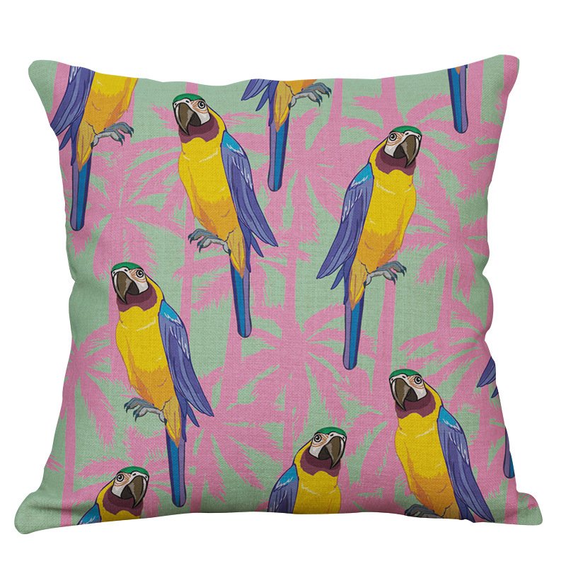 Декоративная подушка Parrots Мульти Декоративная подушка Parrots Мульти в Тюмени | Loft Concept