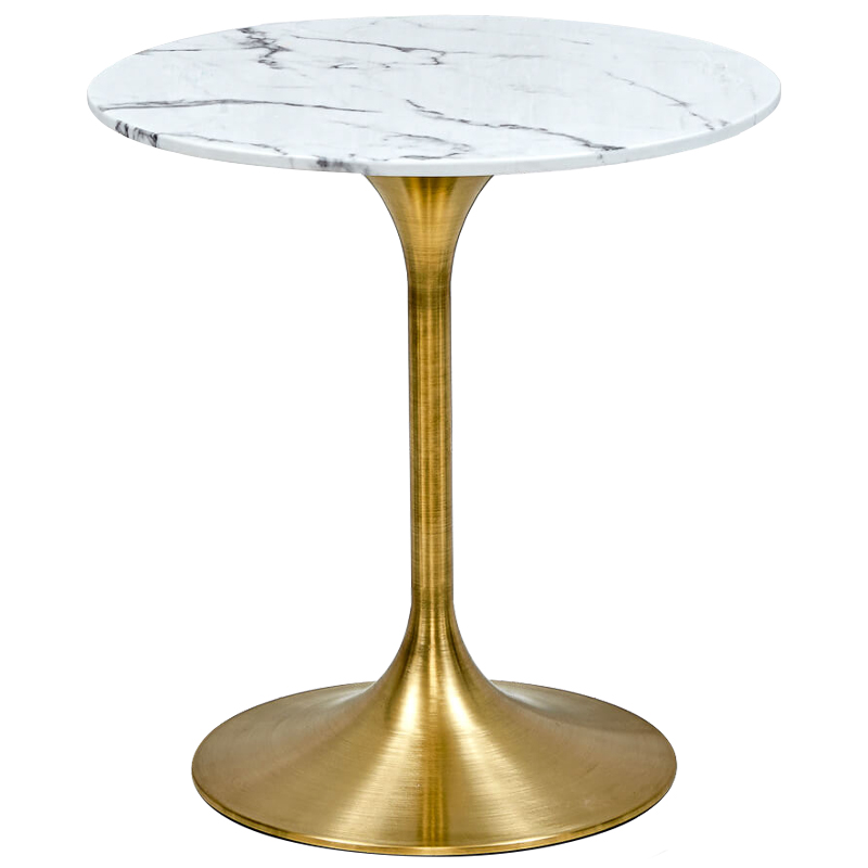 Обеденный стол Severino Dinner Table Глянцевое золото Белый Обеденный стол Severino Dinner Table Глянцевое золото Белый в Тюмени | Loft Concept