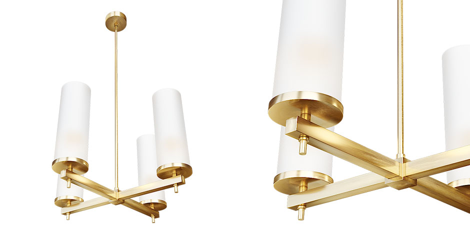 Люстра Дизайнерская Candle Holder 4 лампы Люстра Дизайнерская Candle Holder 4 лампы - Loft-Concept в Тюмени