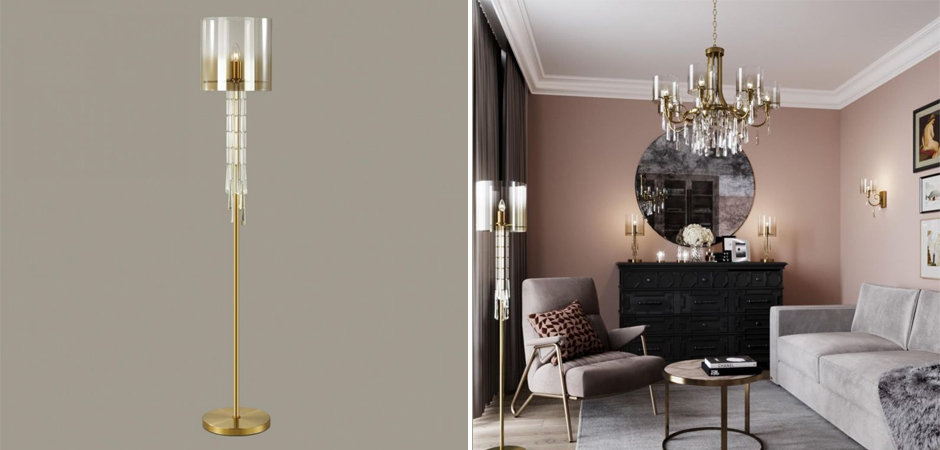 Торшер Glass World Bronze Торшер Glass World Bronze - Loft-Concept в Тюмени