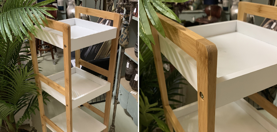 Стеллаж Stockholm White & Beige Slim Стеллаж Stockholm White & Beige Slim - Loft-Concept в Тюмени