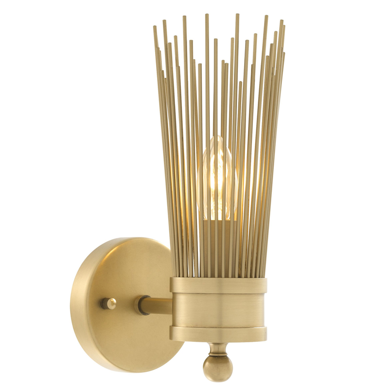 Бра Eichholtz Wall Lamp Romeo Single Латунь Античная полированная Бра Eichholtz Wall Lamp Romeo Single Латунь Античная полированная в Тюмени | Loft Concept