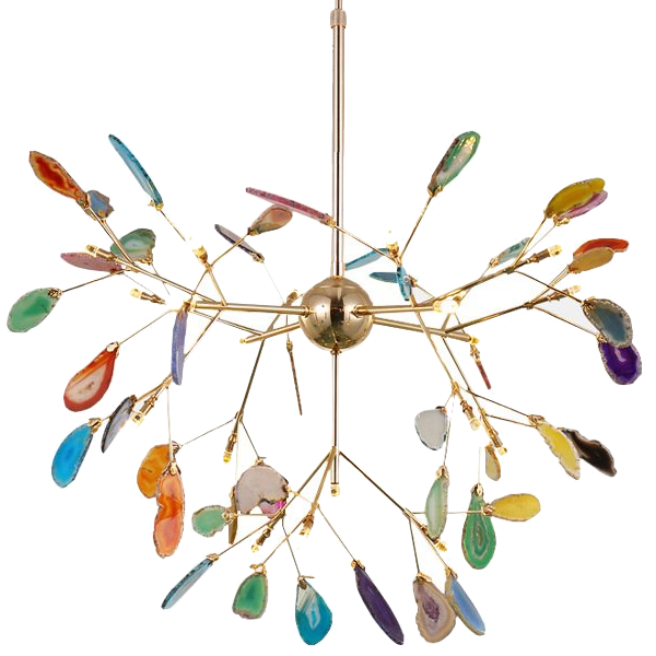 Люстра Agate Multicolor Глянцевое золото Люстра Agate Multicolor Глянцевое золото в Тюмени | Loft Concept